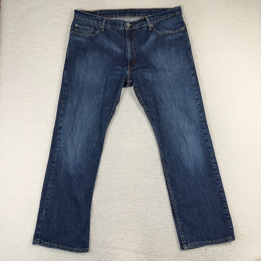 Levis 514 Straight Fit Jeans Mens 40x30 (38.5x29) Blue Denim Casual Stretch